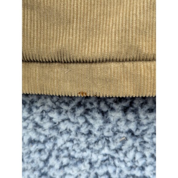Y2K GAP Sherpa Lined Corduroy Jacket Mens XL Full Zip Trucker Classic 90s Brown - Picture 10 of 14